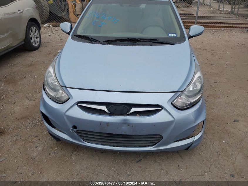 2013 Hyundai Accent Gls VIN: KMHCT4AE9DU522688 Lot: 39676477