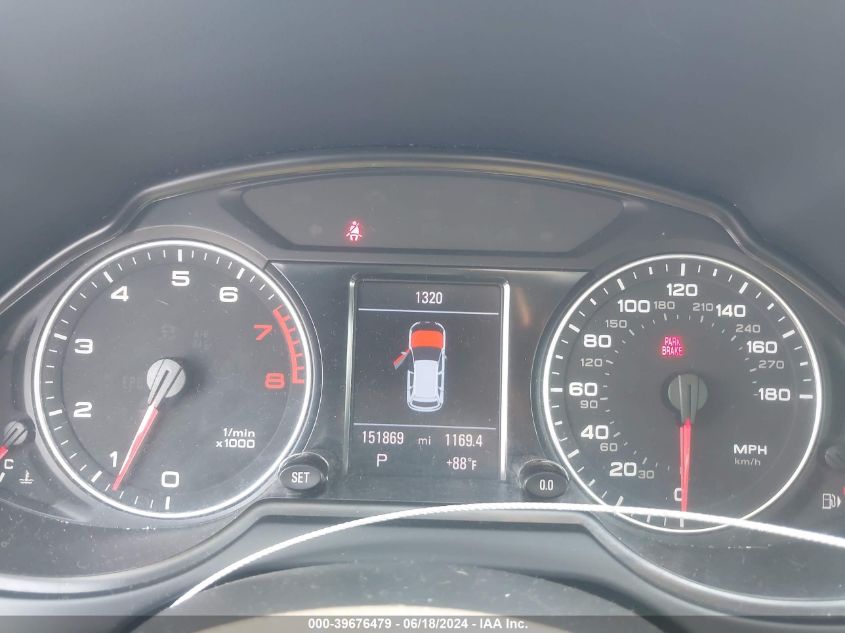 2010 Audi Q5 3.2 Premium VIN: WA1LKAFPXAA099871 Lot: 39676479