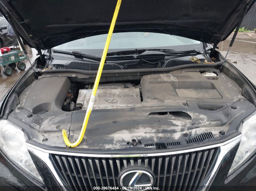 2010 Lexus Rx 350 350 VIN: 2T2BK1BA2AC052053 Lot: 39676484