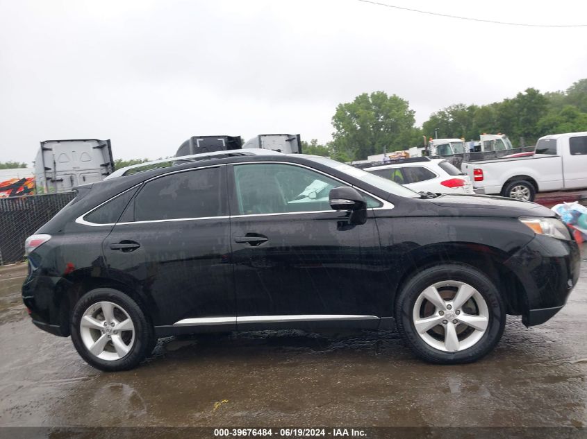 2010 Lexus Rx 350 350 VIN: 2T2BK1BA2AC052053 Lot: 39676484