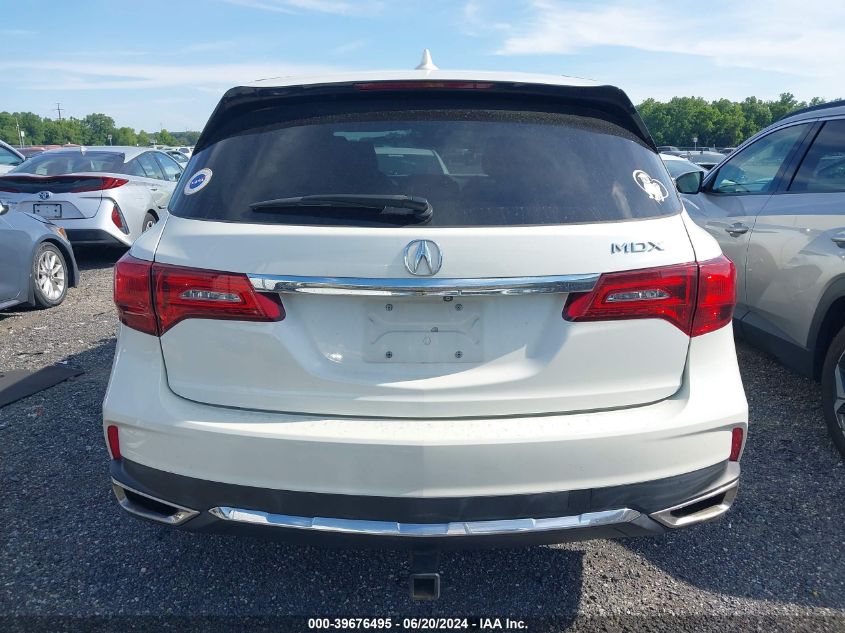 2017 Acura Mdx Technology VIN: 5FRYD3H53HB012762 Lot: 39676495