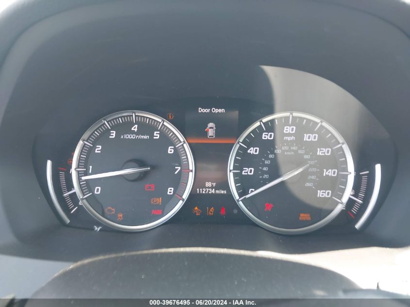 2017 Acura Mdx Technology VIN: 5FRYD3H53HB012762 Lot: 39676495