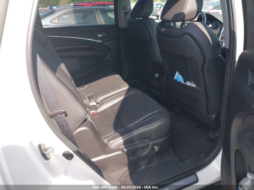 2017 Acura Mdx Technology VIN: 5FRYD3H53HB012762 Lot: 39676495