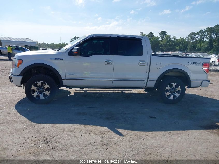 2012 Ford F-150 Supercrew VIN: 1FTFW1ET9CFB92523 Lot: 39676496