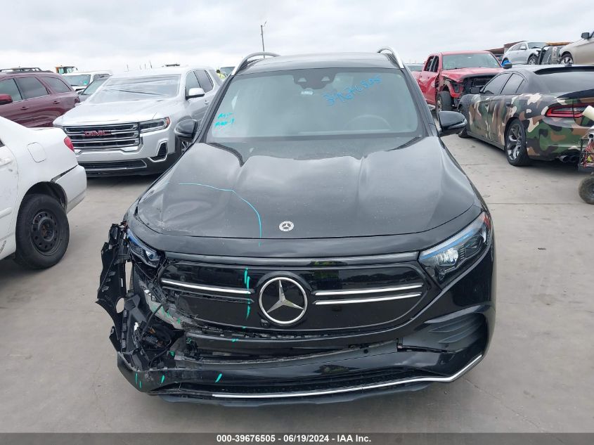 2022 Mercedes-Benz Eqb 300 Suv 4Matic VIN: W1N9M0KB3NN000278 Lot: 39676505