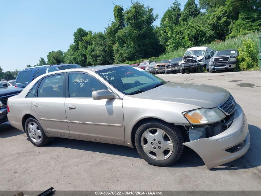 2003 Toyota Avalon Xls VIN: 4T1BF28B33U337036 Lot: 39676522