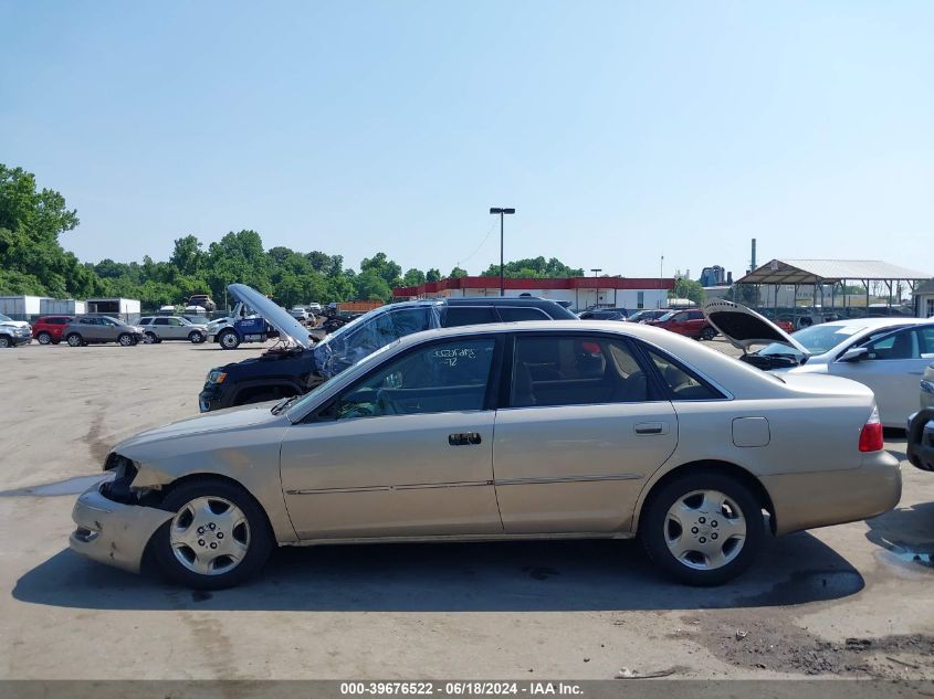 2003 Toyota Avalon Xls VIN: 4T1BF28B33U337036 Lot: 39676522