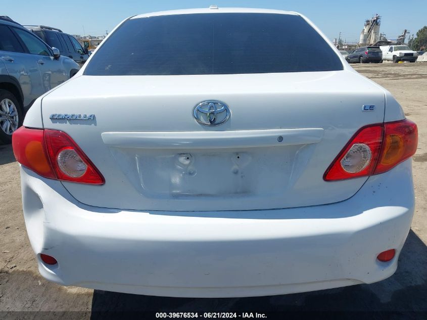 2009 Toyota Corolla Le VIN: JTDBL40E09J043862 Lot: 39676534