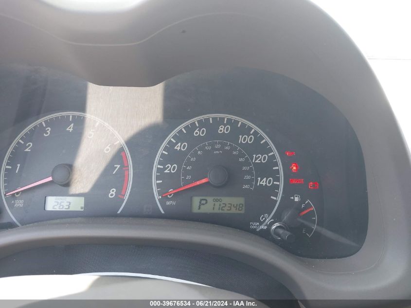 2009 Toyota Corolla Le VIN: JTDBL40E09J043862 Lot: 39676534