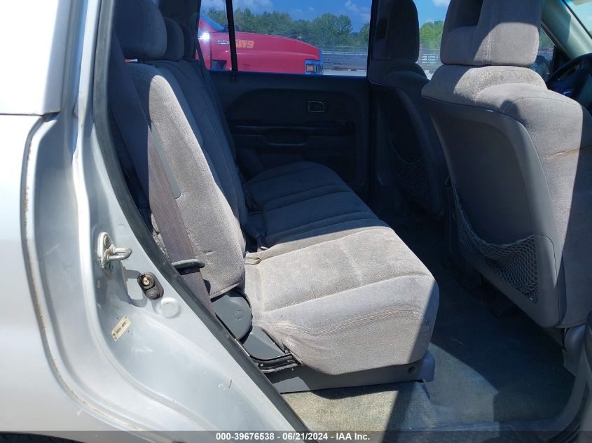 2004 Honda Pilot Lx VIN: 2HKYF18164H606125 Lot: 39676538