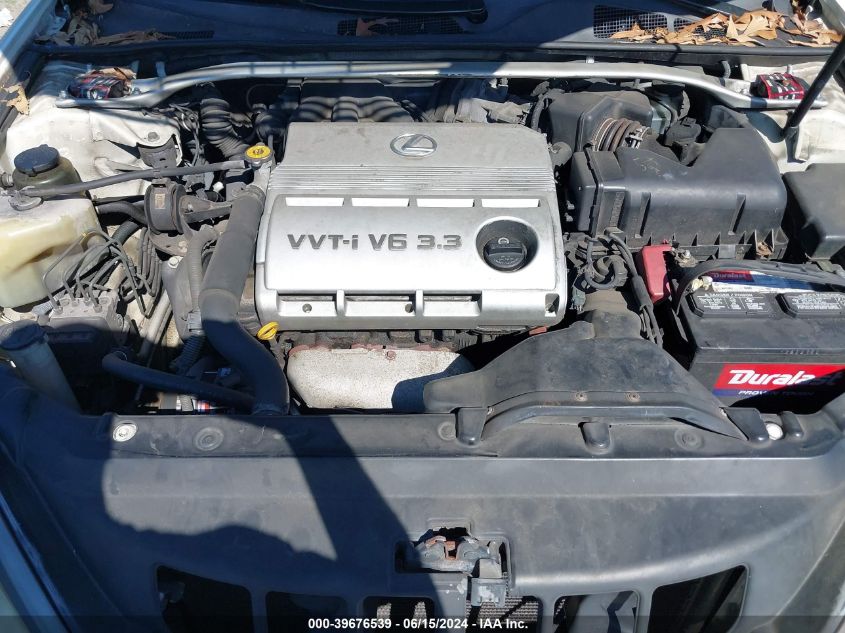 2005 Lexus Es 330 VIN: JTHBA30G255139897 Lot: 39676539