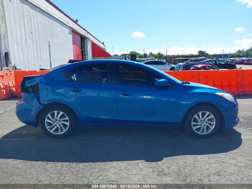 2012 Mazda Mazda3 I Touring VIN: JM1BL1V84C1607473 Lot: 39676540