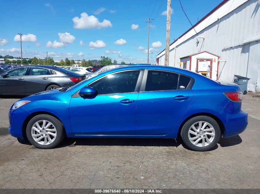 2012 Mazda Mazda3 I Touring VIN: JM1BL1V84C1607473 Lot: 39676540