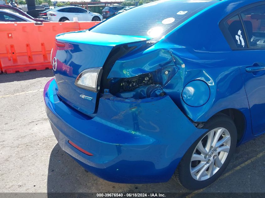 2012 Mazda Mazda3 I Touring VIN: JM1BL1V84C1607473 Lot: 39676540