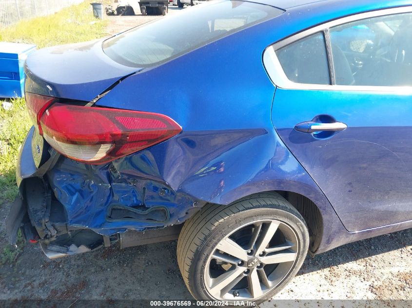 2017 Kia Forte Ex VIN: 3KPFL4A82HE111438 Lot: 39676569