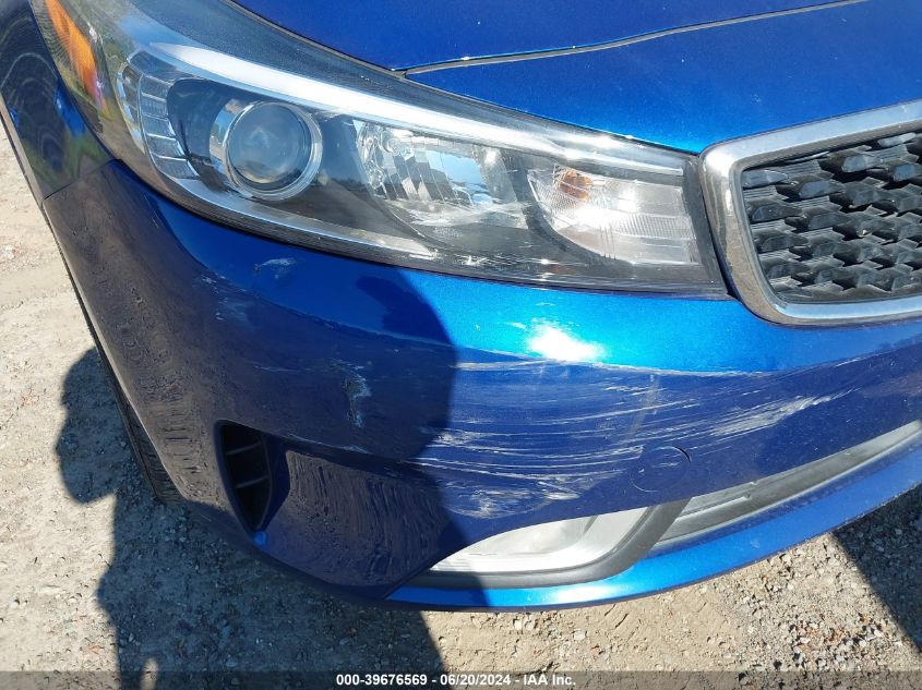 2017 Kia Forte Ex VIN: 3KPFL4A82HE111438 Lot: 39676569