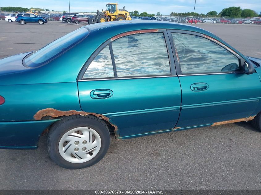 1997 Ford Escort Lx VIN: 1FALP13P8VW376107 Lot: 39676573