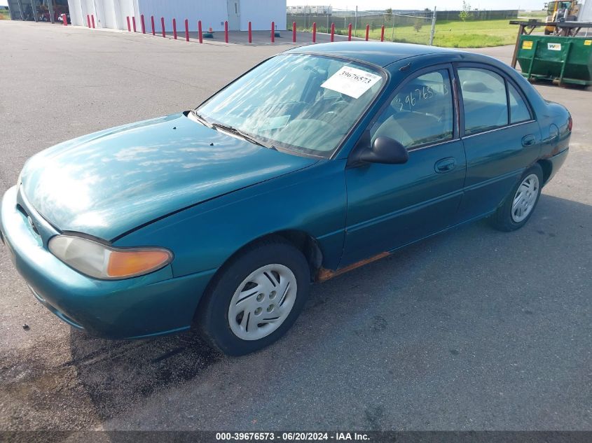 1997 Ford Escort Lx VIN: 1FALP13P8VW376107 Lot: 39676573