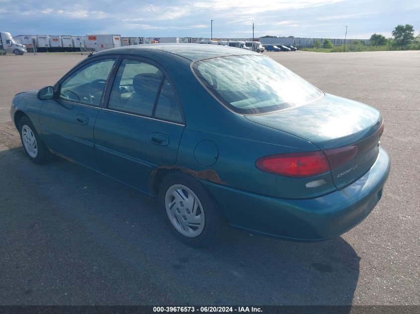 1997 Ford Escort Lx VIN: 1FALP13P8VW376107 Lot: 39676573