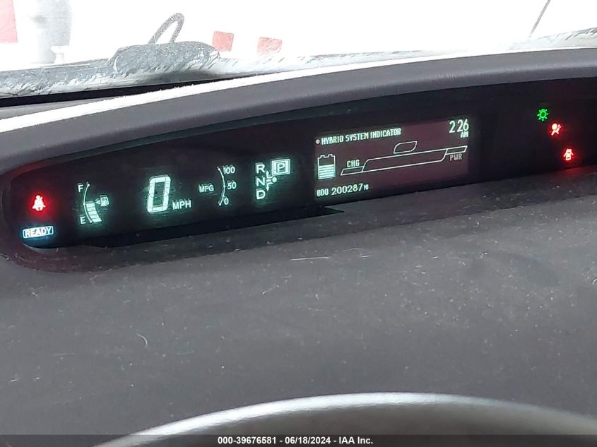 2010 Toyota Prius Ii VIN: JTDKN3DUXA0097654 Lot: 39676581