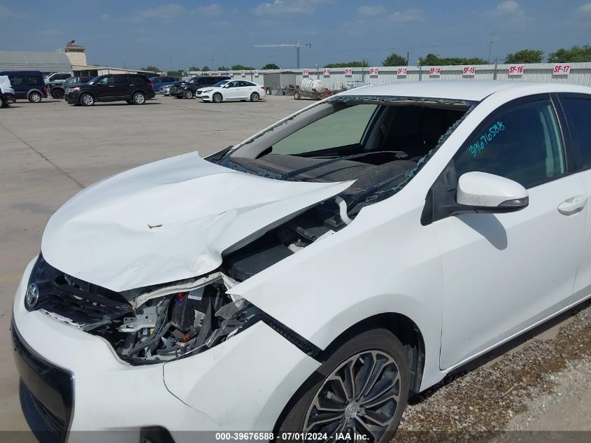 2016 Toyota Corolla S Plus VIN: 2T1BURHE7GC727332 Lot: 39676588