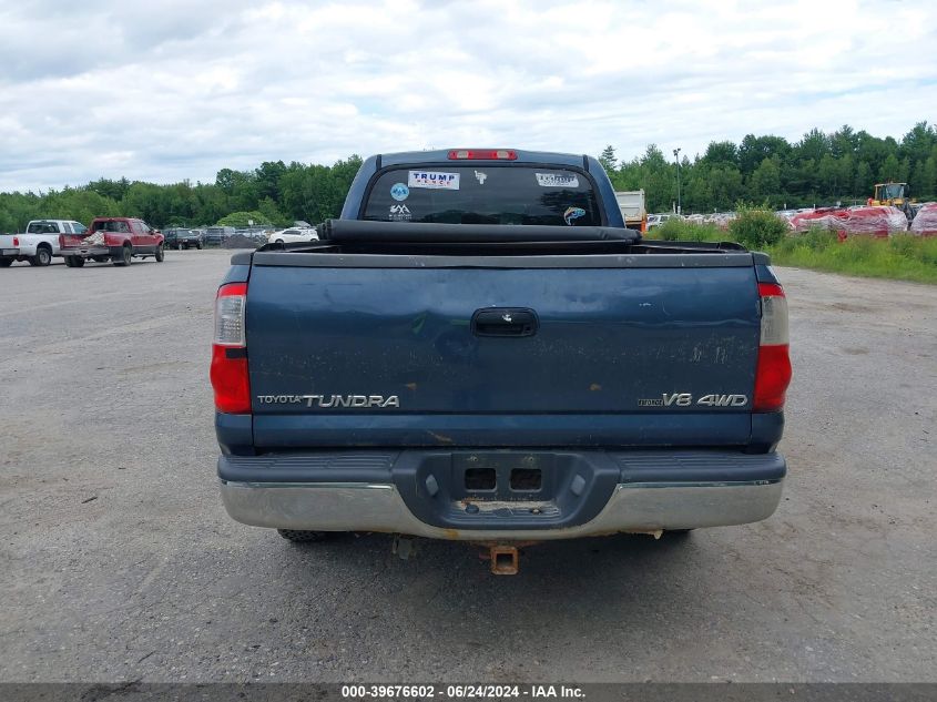 2006 Toyota Tundra Sr5 V8 VIN: 5TBDT44156S548402 Lot: 39676602