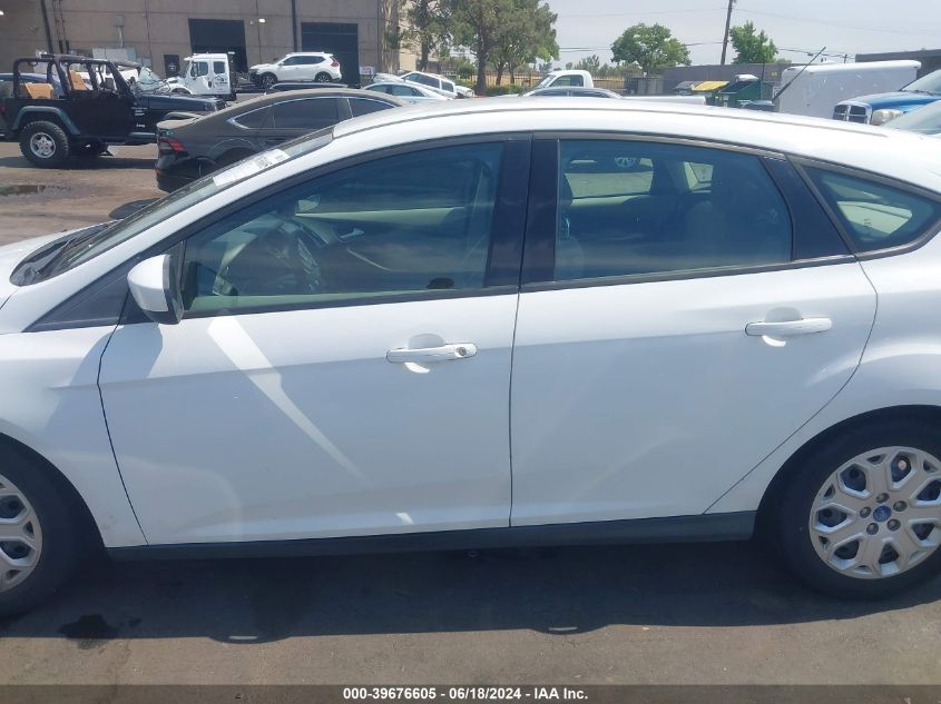 2012 Ford Focus Se VIN: 1FAHP3K23CL155262 Lot: 39676605