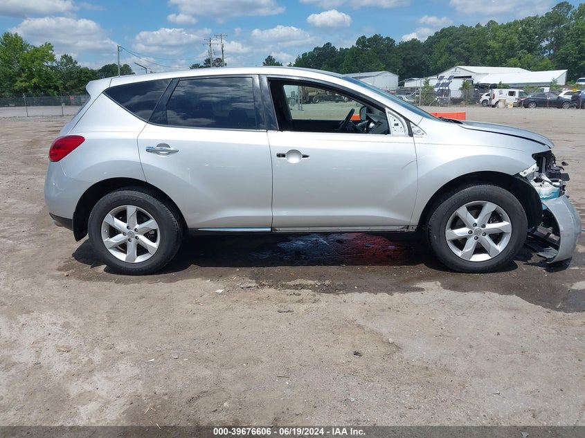 2010 Nissan Murano S VIN: JN8AZ1MU8AW009352 Lot: 39676606