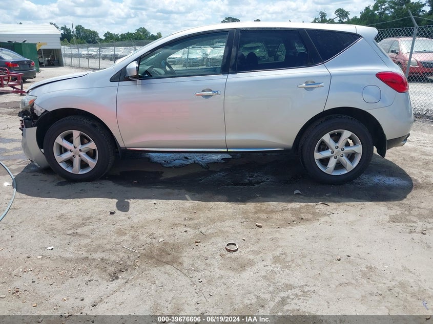 2010 Nissan Murano S VIN: JN8AZ1MU8AW009352 Lot: 39676606