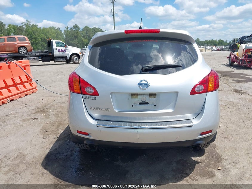 2010 Nissan Murano S VIN: JN8AZ1MU8AW009352 Lot: 39676606