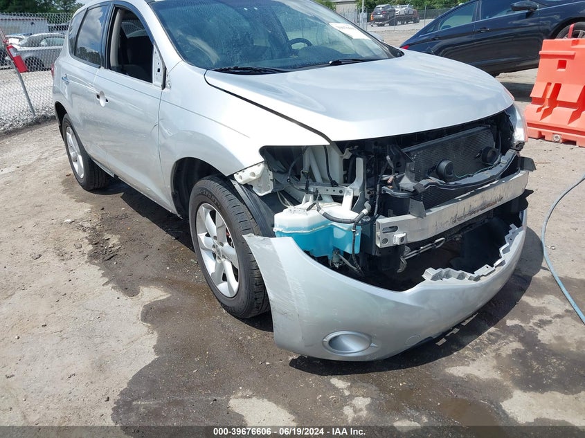 2010 Nissan Murano S VIN: JN8AZ1MU8AW009352 Lot: 39676606