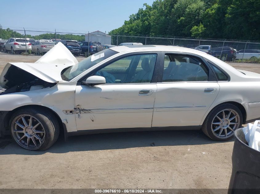 2006 Volvo S80 2.5T VIN: YV1TH592161428485 Lot: 39676610