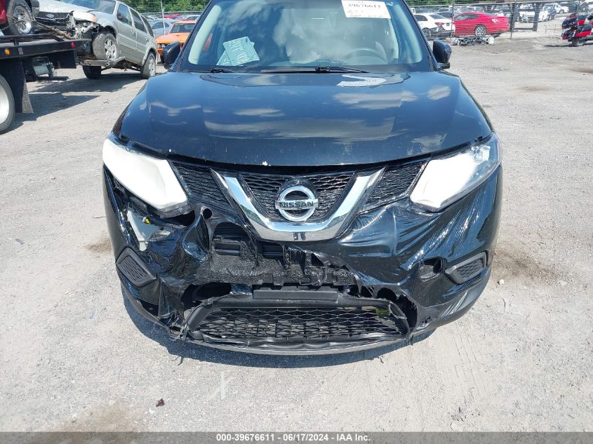 2015 Nissan Rogue Sv VIN: KNMAT2MV0FP509910 Lot: 39676611