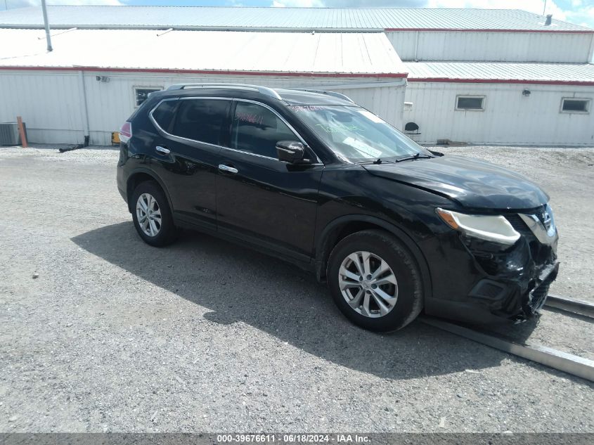 2015 Nissan Rogue Sv VIN: KNMAT2MV0FP509910 Lot: 39676611