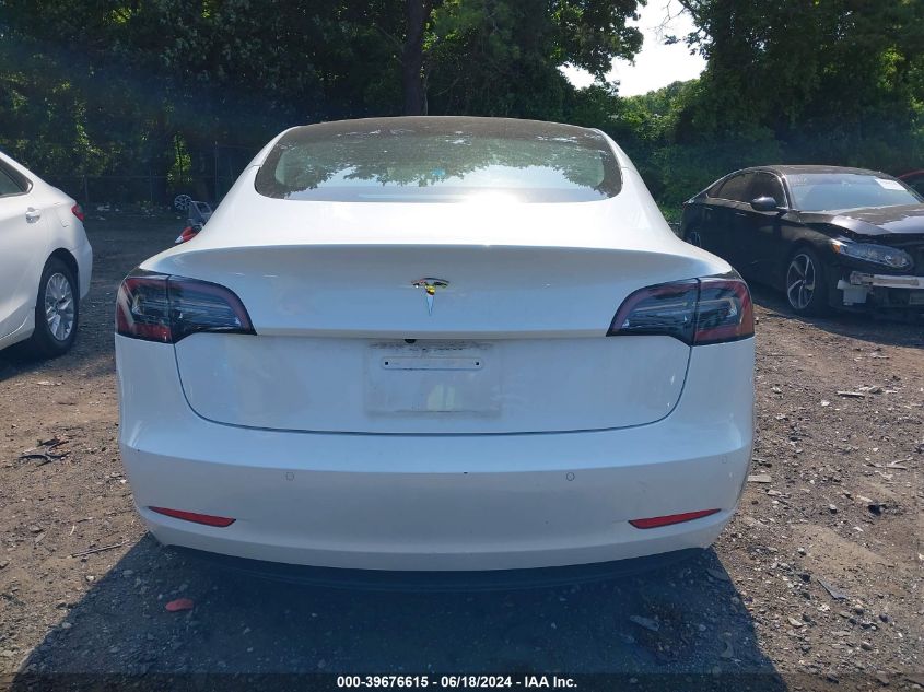 2021 Tesla Model 3 Standard Range Plus Rear-Wheel Drive VIN: 5YJ3E1EA4MF861078 Lot: 39676615