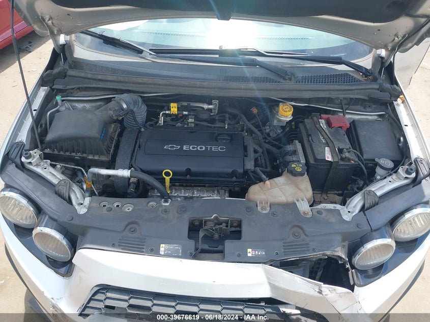 2012 Chevrolet Sonic 2Lt VIN: 1G1JC5SH9C4114208 Lot: 39676619