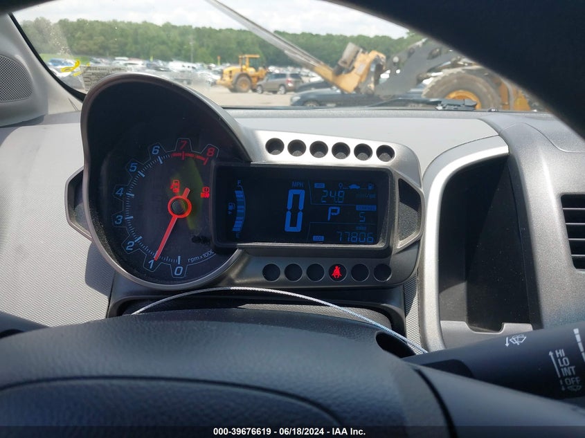 2012 Chevrolet Sonic 2Lt VIN: 1G1JC5SH9C4114208 Lot: 39676619