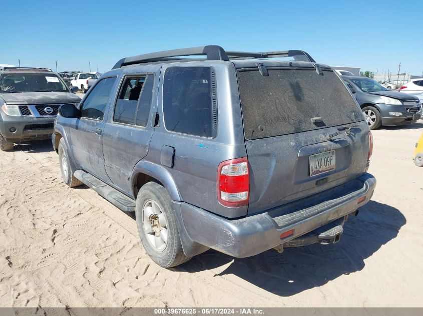 2002 Nissan Pathfinder Se VIN: JN8DR09X32W665812 Lot: 39676625