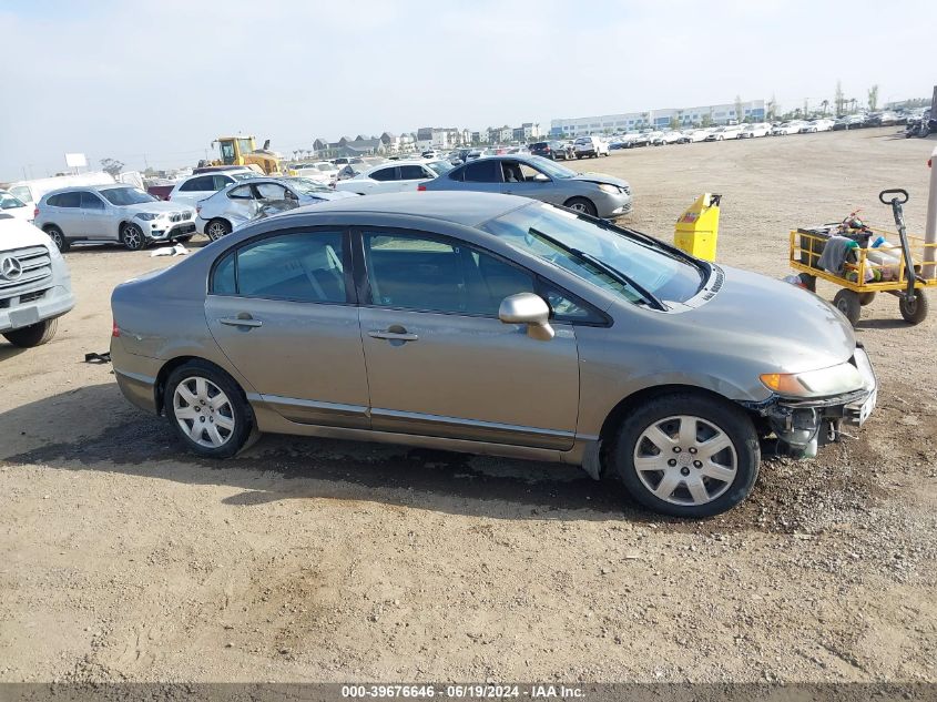 2008 Honda Civic Sdn Lx VIN: 2HGFA16588H521945 Lot: 39676646