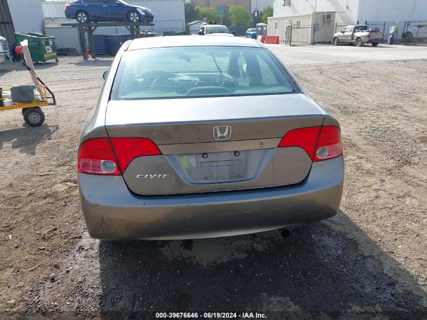 2008 Honda Civic Sdn Lx VIN: 2HGFA16588H521945 Lot: 39676646