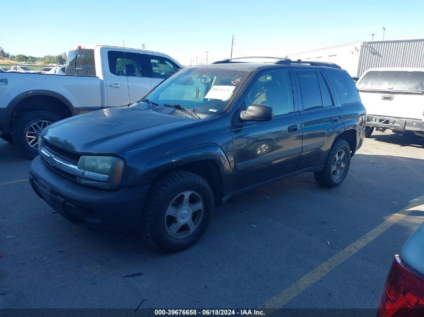 2005 Chevrolet Trailblazer Ls VIN: 1GNDT13S952182747 Lot: 39676658