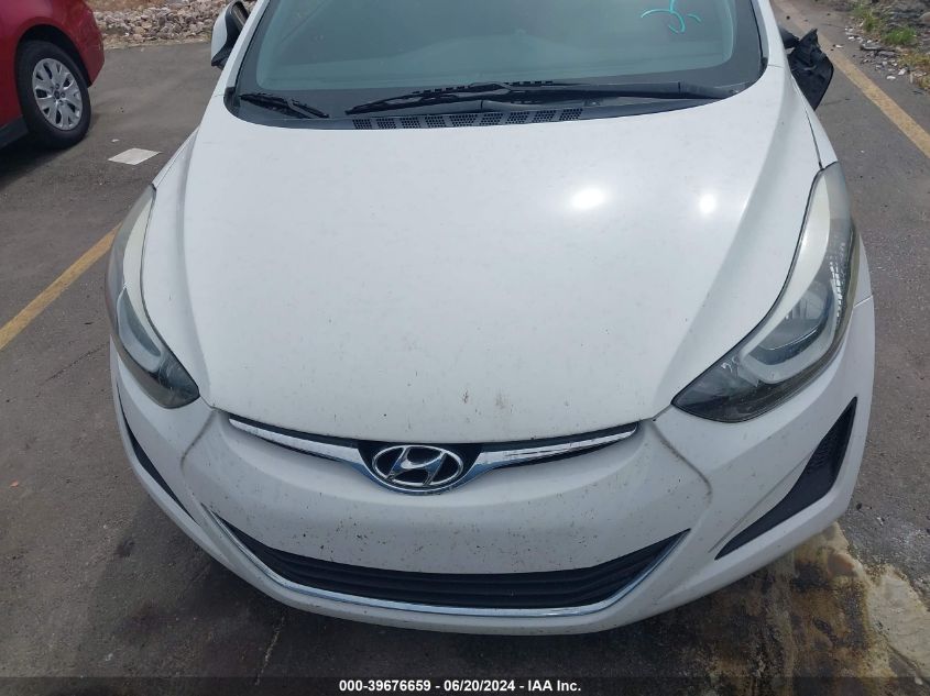 2014 Hyundai Elantra Se VIN: 5NPDH4AEXEH522155 Lot: 39676659