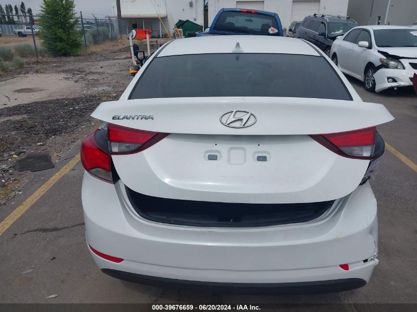 2014 Hyundai Elantra Se VIN: 5NPDH4AEXEH522155 Lot: 39676659