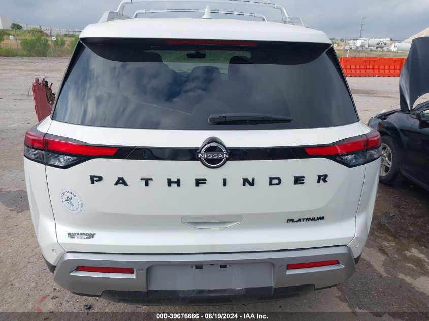 2023 Nissan Pathfinder Platinum VIN: 5N1DR3DH8PC228597 Lot: 39676666