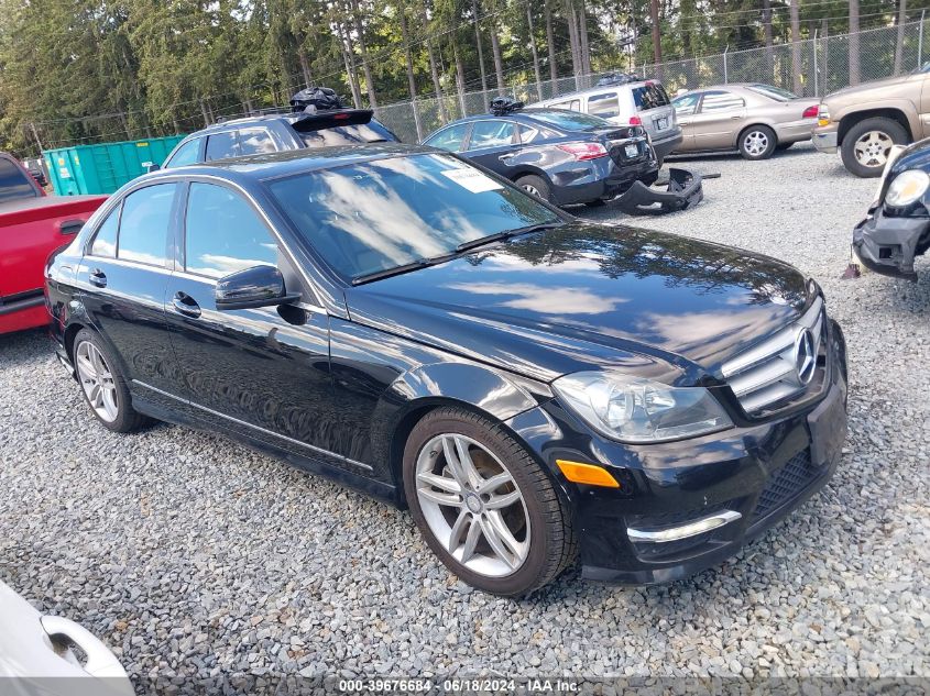 2013 Mercedes-Benz C 250 Luxury/Sport VIN: WDDGF4HB5DR250139 Lot: 39676684