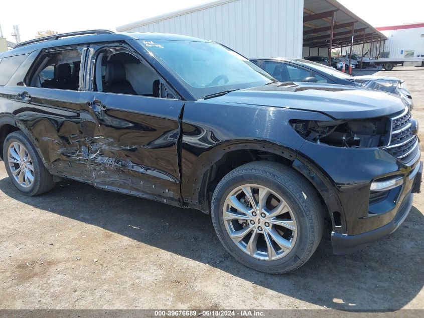 2021 Ford Explorer Xlt VIN: 1FMSK8DH2MGA63370 Lot: 39676689