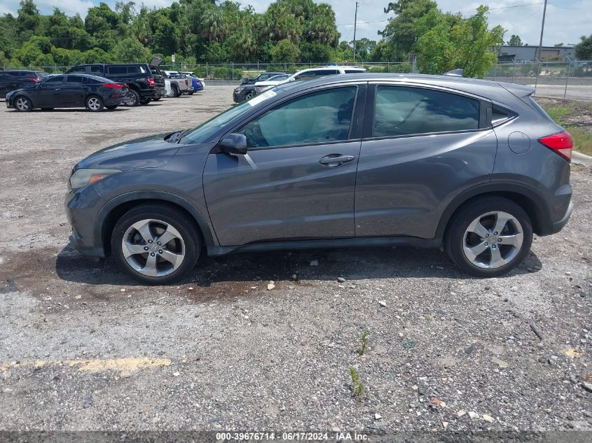 2017 Honda Hr-V Lx VIN: 3CZRU5H31HM725763 Lot: 39676714