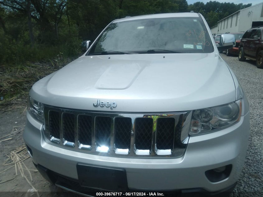 2013 Jeep Grand Cherokee Overland VIN: 1C4RJFCT6DC652218 Lot: 39676717