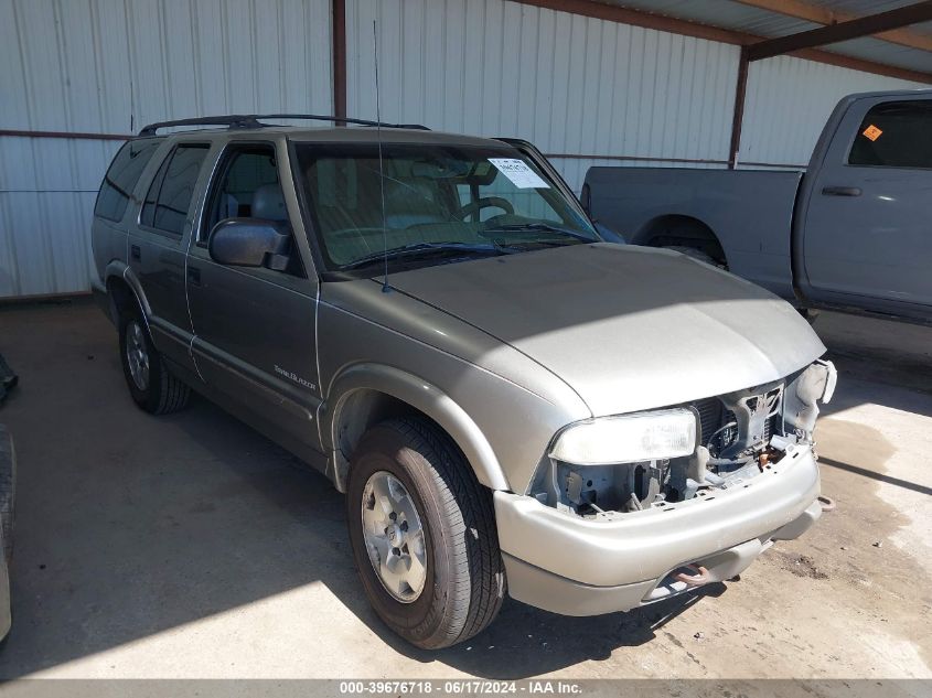 2001 Chevrolet Blazer Trailblazer VIN: 1GNDT13W412146557 Lot: 39676718