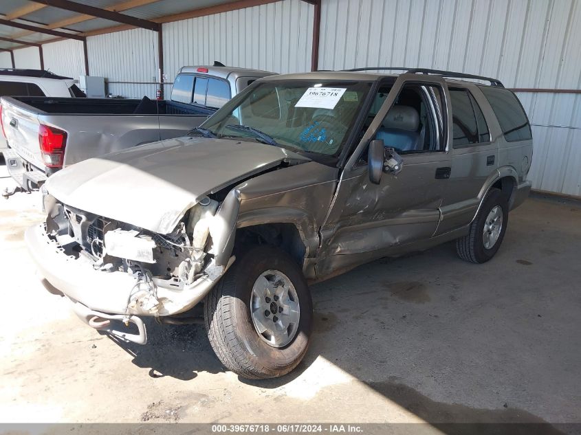 2001 Chevrolet Blazer Trailblazer VIN: 1GNDT13W412146557 Lot: 39676718